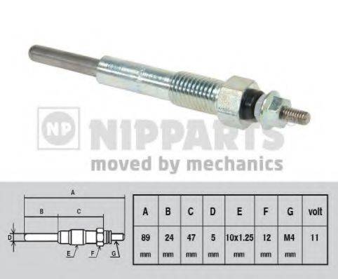 NIPPARTS J5719001 Свічка розжарювання