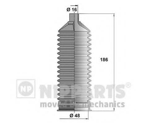 NIPPARTS N2840510 Комплект пильника, рульове керування