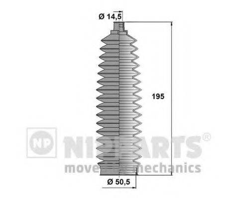 NIPPARTS N2842034 Комплект пильника, рульове керування