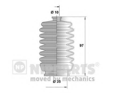 NIPPARTS N2846012 Комплект пильника, рульове керування