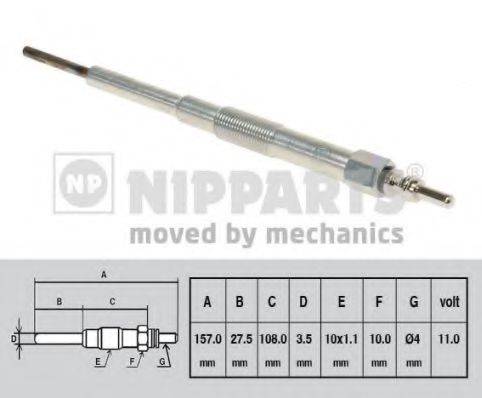 NIPPARTS N5717000 Свічка розжарювання