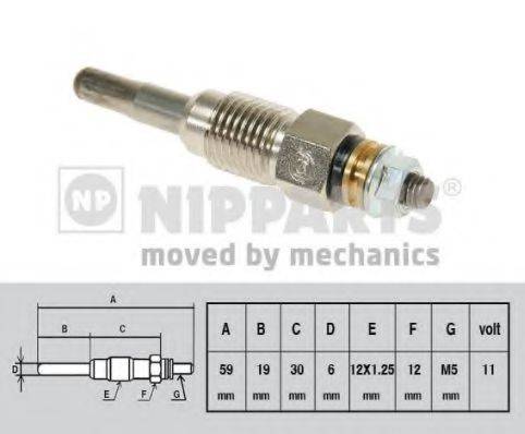 NIPPARTS J5715013 Свічка розжарювання