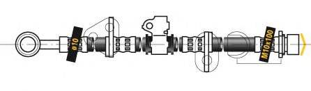 MGA F6156 Гальмівний шланг