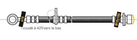 MGA F6457 Гальмівний шланг