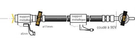 MGA F6620 Гальмівний шланг