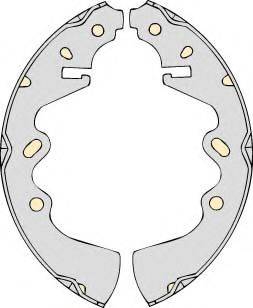 MGA M582 Комплект гальмівних колодок