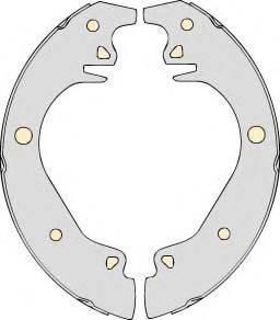 MGA K606816 Комплект гальм, барабанний гальмівний механізм