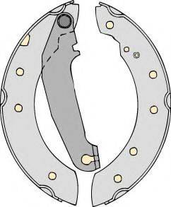 MGA M644 Комплект гальмівних колодок