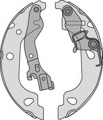 MGA M786 Комплект гальмівних колодок
