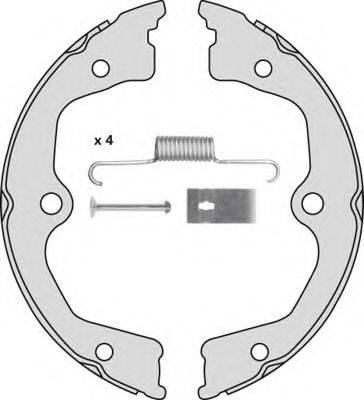 MGA M914R Комплект гальмівних колодок, стоянкова гальмівна система