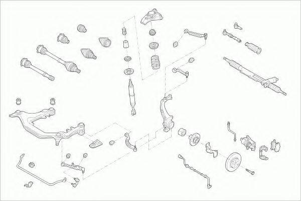 ZF PARTS VWPASSAFZ026 Рульове управління; Підвіска колеса