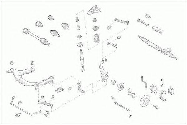 ZF PARTS VWPASSAFZ028 Рульове управління; Підвіска колеса