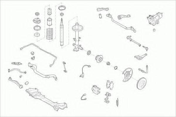 ZF PARTS BMW5TOUFZ004 Рульове управління; Підвіска колеса