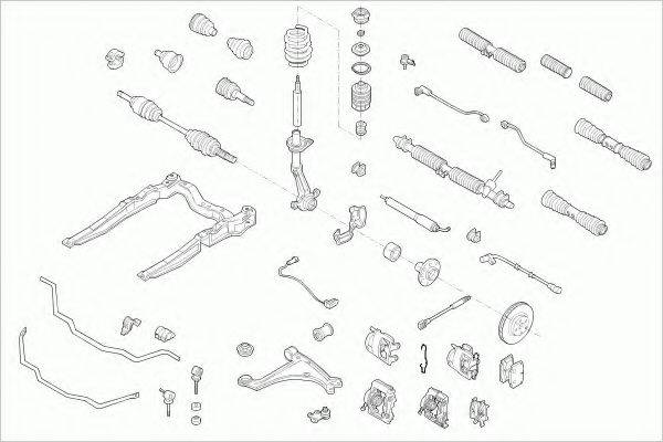 ZF PARTS OPELVECTRFZ001 Рульове управління; Підвіска колеса