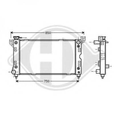 DIEDERICHS 8103117 Радіатор, охолодження двигуна