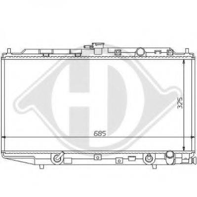 DIEDERICHS 8111100 Радіатор, охолодження двигуна
