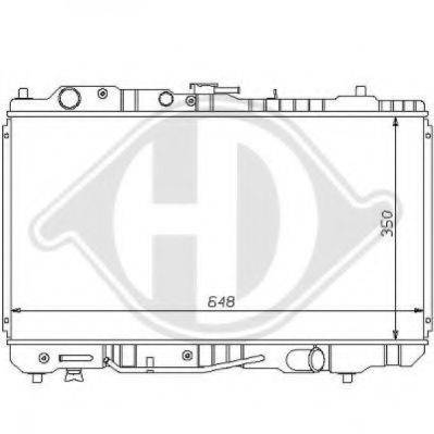 DIEDERICHS 8120137 Радіатор, охолодження двигуна