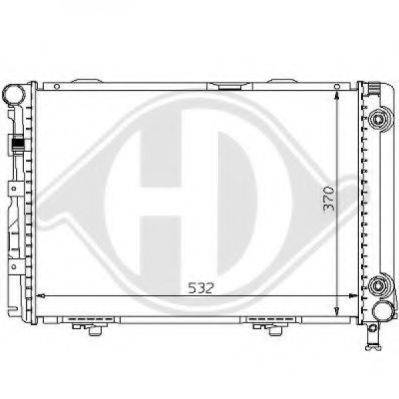 DIEDERICHS 8121105 Радіатор, охолодження двигуна