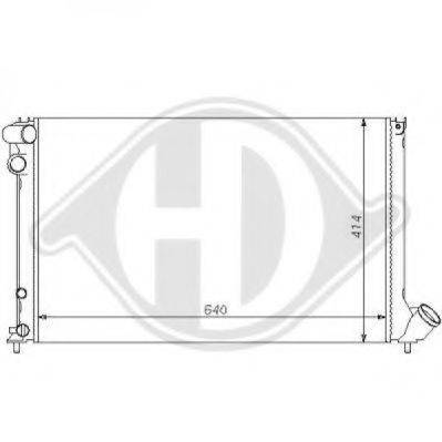 DIEDERICHS 8126131 Радіатор, охолодження двигуна