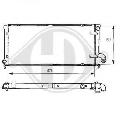 DIEDERICHS 8133111 Радіатор, охолодження двигуна