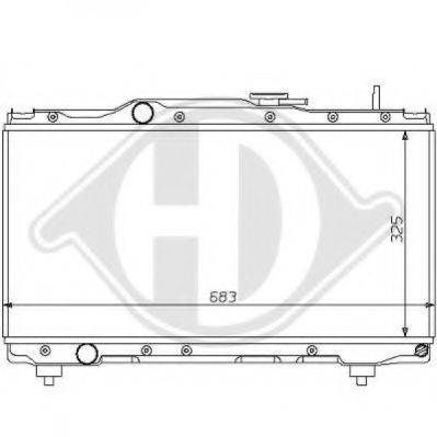 DIEDERICHS 8137132 Радіатор, охолодження двигуна