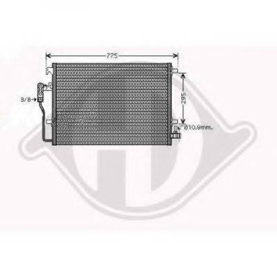 DIEDERICHS 8166300 Конденсатор, кондиціонер