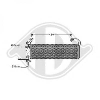 DIEDERICHS 8167007 Паливний радіатор