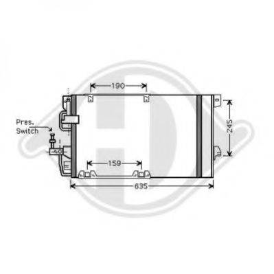 DIEDERICHS 8180505 Конденсатор, кондиціонер