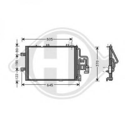 DIEDERICHS 8181300 Конденсатор, кондиціонер