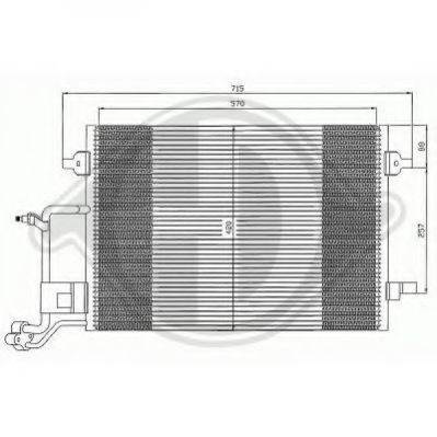 DIEDERICHS 8224502 Конденсатор, кондиціонер