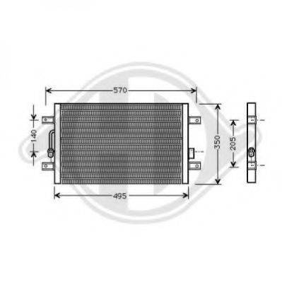DIEDERICHS 8346500 Конденсатор, кондиціонер