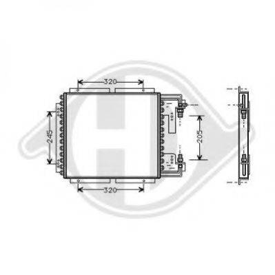 DIEDERICHS 8441200 Конденсатор, кондиціонер