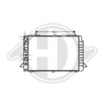 DIEDERICHS 8501945 Радіатор, охолодження двигуна