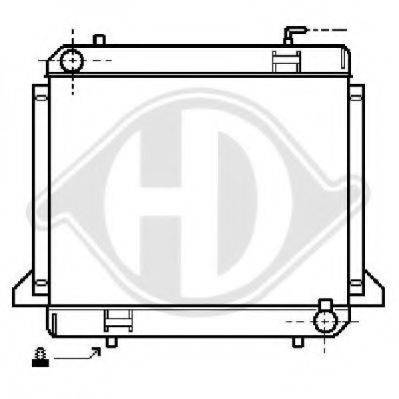 DIEDERICHS 8504360 Радіатор, охолодження двигуна