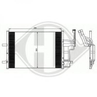 DIEDERICHS 8561801 Конденсатор, кондиціонер