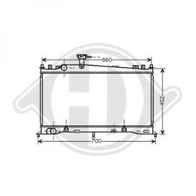 DIEDERICHS 8562502 Радіатор, охолодження двигуна