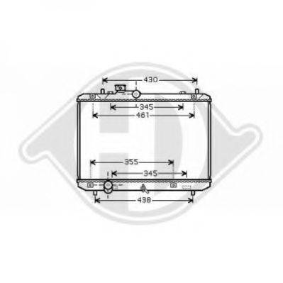 DIEDERICHS 8641401 Радіатор, охолодження двигуна