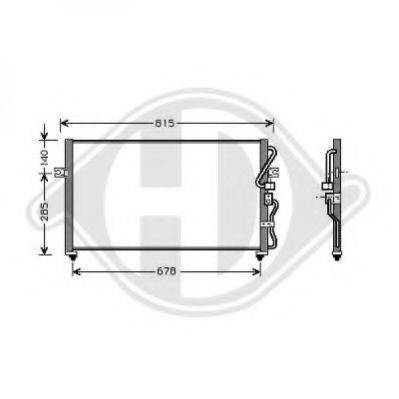 DIEDERICHS 8658000 Конденсатор, кондиціонер
