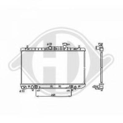 DIEDERICHS 8683206 Радіатор, охолодження двигуна