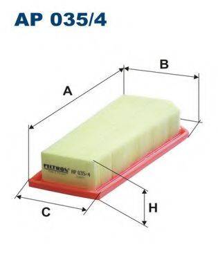 FILTRON AP0354 Повітряний фільтр