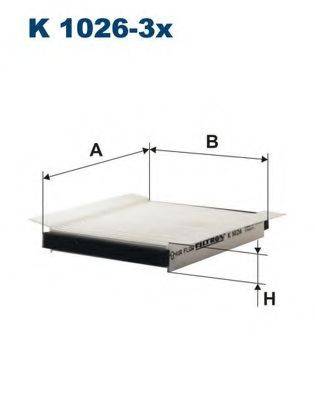 FILTRON K10263X Фільтр, повітря у внутрішньому просторі