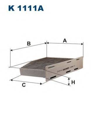 FILTRON K1111A Фільтр, повітря у внутрішньому просторі