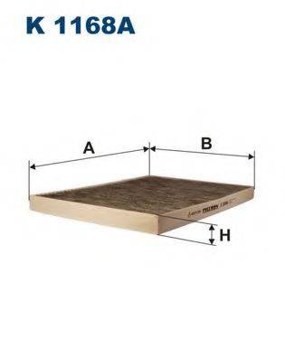 FILTRON K1168A Фільтр, повітря у внутрішньому просторі