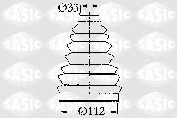 SASIC 2933073 Комплект пильника, приводний вал