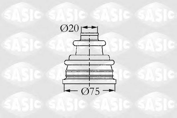 SASIC 4003404 Комплект пильника, приводний вал