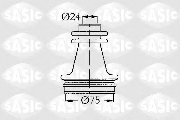 SASIC 4003416 Комплект пильника, приводний вал