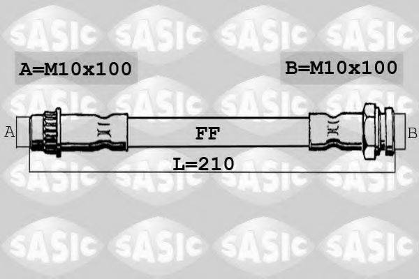 SASIC 6600012 Гальмівний шланг