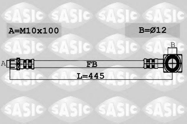 SASIC 6606020 Гальмівний шланг