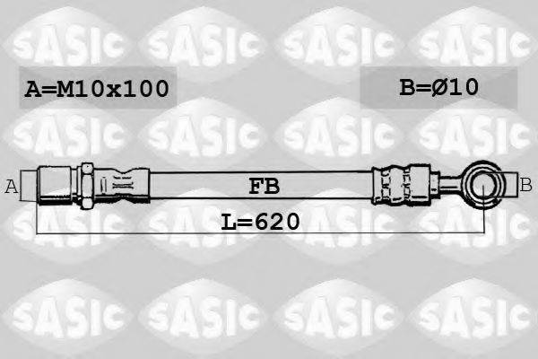 SASIC 6606042 Гальмівний шланг