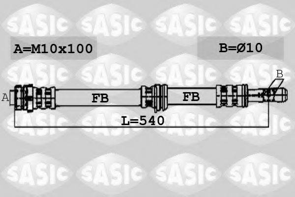 SASIC 6606061 Гальмівний шланг